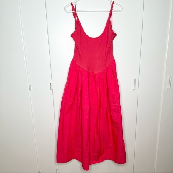 NWT Free People Miami Beet Midi Dress Pink/Rose Size Medium - Picture 2 of 10